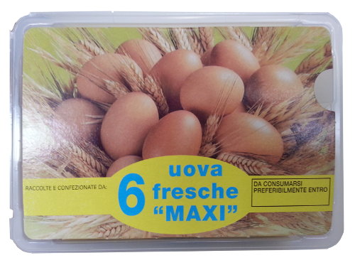 Confezione 6 uova fresche Sfoglia d'Oro
